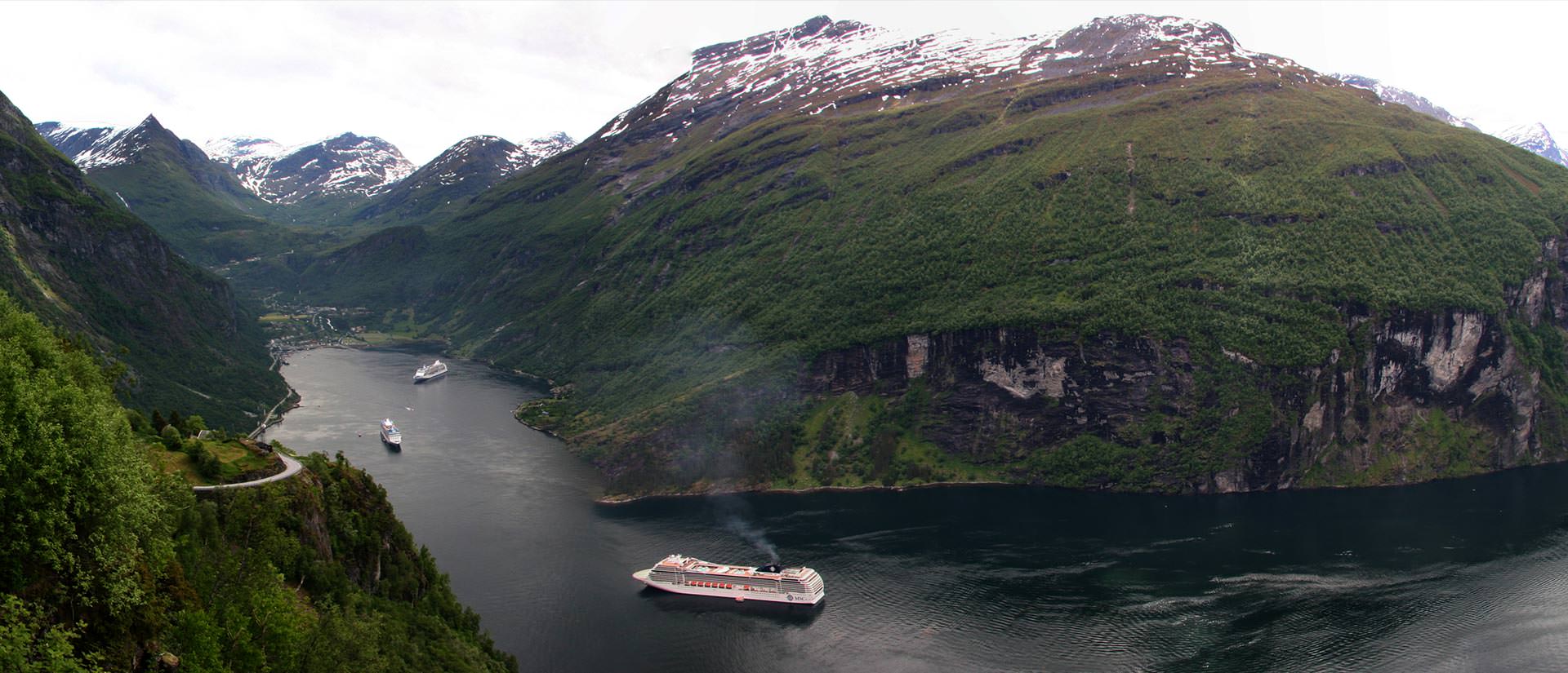 פיורד גיירנגר בנורבגיה - קסמם של הפיורדים