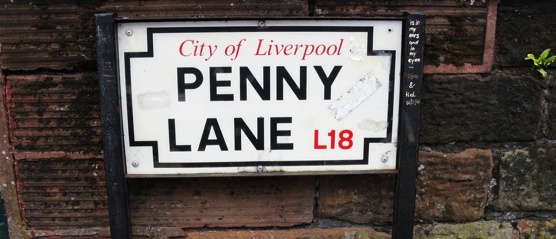 סמטת פני ליין בליברפול - טיול בעקבות הביטלס